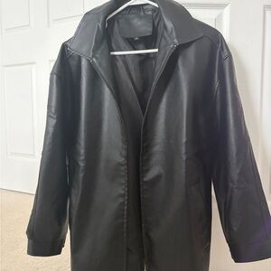 Black Faux Leather Jacket
